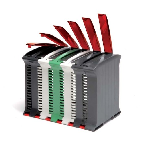 кутия затворена KRC45 сив цвят серия RAILBOX  (ID: 10.0002450)