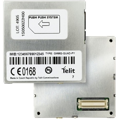 GM862 QUAD GSM/GPRS модул със SIM държач Telit (ID: 660083)