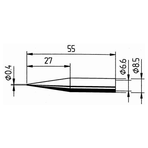 842UDLF накрайник за поялник 0,4mm безоловен (ID: 8053550)
