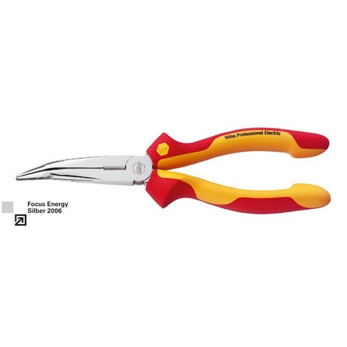 Клеща плоска извита Z 05 1 06 160 1000V Wiha (ID: 26728 5)