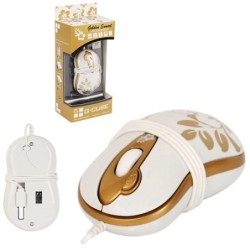 Мишка бяла+златно GLA-6SR (ID: 321269)