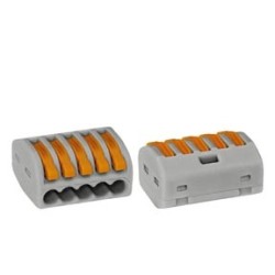 Разклонителна клема 222-415 петвходова (ID: 970003)