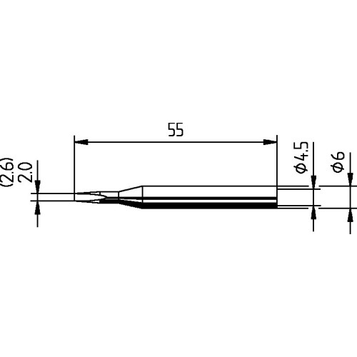 162KD - накрайник за поялник 2.6mm (ID: 8053326)