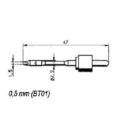 B062ED -накрайник за поялник (моб.) 1.5mm (ID: 8060945)