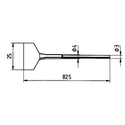 422FD7 -накрайник за поялник 25mm (ID: 8049382)