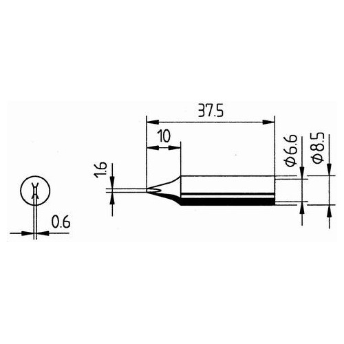 842 YD -накрайник за поялник 1.6mm (ID: 8060933)