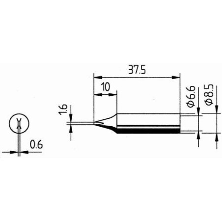 842 YD -накрайник за поялник 1.6mm (ID: 8060933)