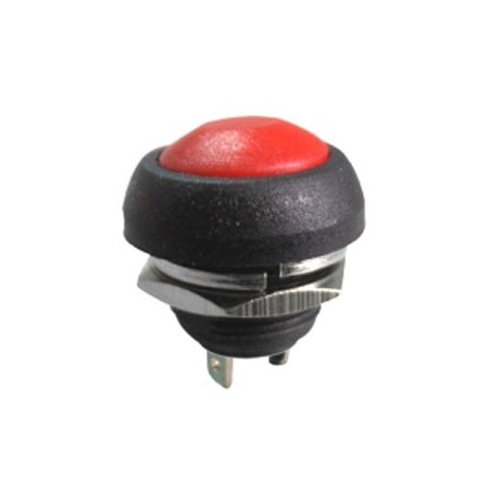 PBS33B -1A 250VAC OFF-(ON) червен ключ Jietong (ID: 91242)