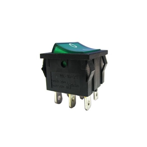 MIRS202-4 -6A 250VAC ON-ON жълт светещ ключ Jietong (ID: 91291)