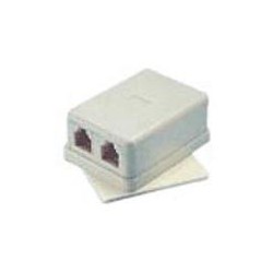 тел.розетка двойна RJ11 II вид (ID: 350022)