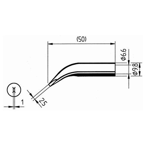 832WD -накрайник за поялник 2.5mm (ID: 8010111)