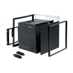 преден панел 2,0mm черен PVC 144x144 серия INCABOX  (ID: 06.2580000)