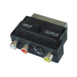 HS-2226 преход SCART-3RCA +sVHS с превключвател (ID: 91514)