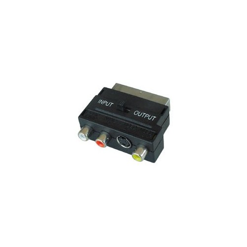 HS-2226 преход SCART-3RCA +sVHS с превключвател (ID: 91514)