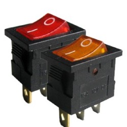 MIRS101-2C/D -10A 12VDC ON-OFF червен светещ ключ Jeitong (ID: 915142)