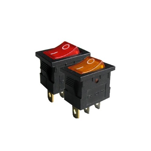 MIRS101-2C/D -10A 12VDC ON-OFF червен светещ ключ Jeitong (ID: 915142)