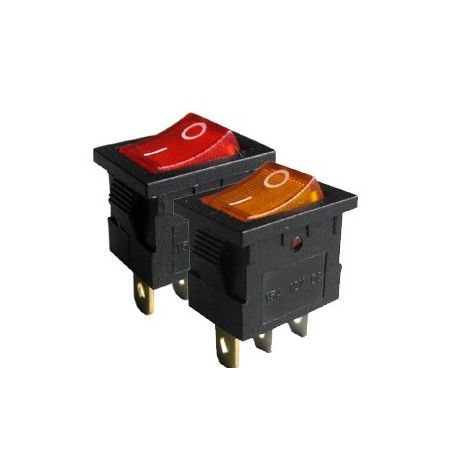 MIRS101-2C/D -10A 12VDC ON-OFF червен светещ ключ Jeitong (ID: 915142)