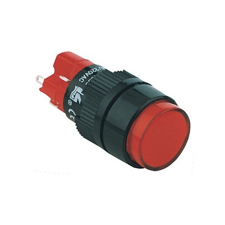 LAS1Y-33Z/12V бутон светещ зад. ф16 3кон.групи (ID: 91377)